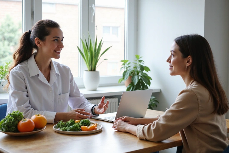 Ilustrace individuální nutriční konzultace